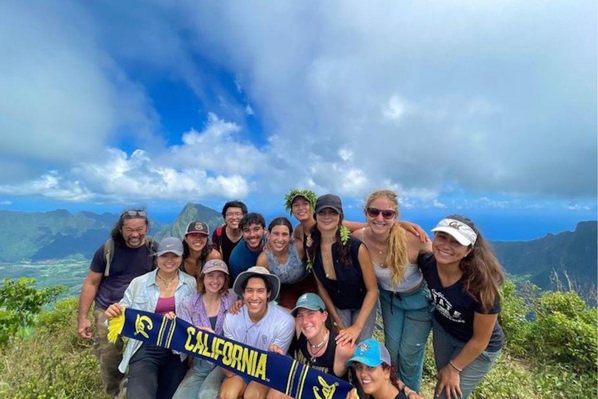 in the Moorea mountains